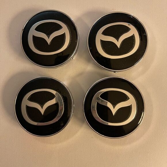 Mazda W240 Wheel Center Caps 60mm set of 4 NWT - Picture 7 of 8